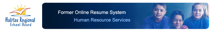 Human Resources Online Resume System